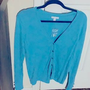 Teal NWT cardigan NY&C